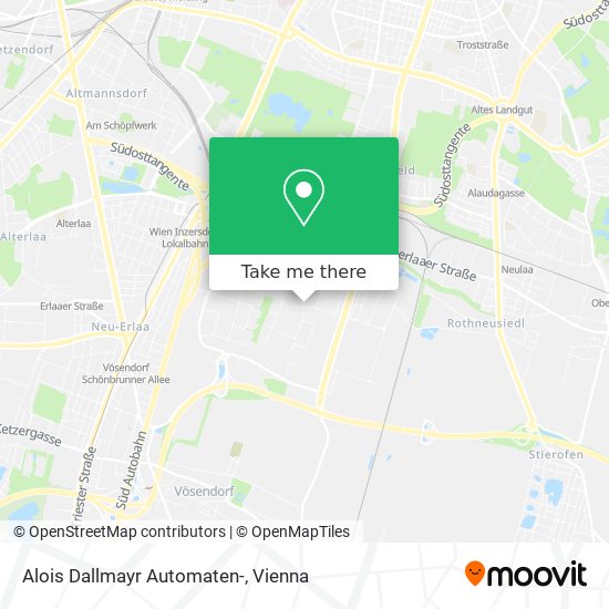 Alois Dallmayr Automaten- map