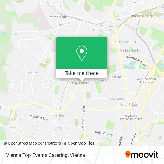 Vienna Top Events Catering map