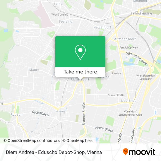 Diem Andrea - Eduscho Depot-Shop map