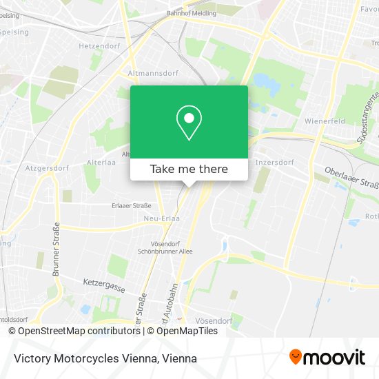 Victory Motorcycles Vienna map