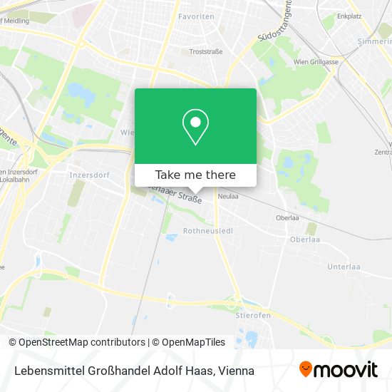 Lebensmittel Großhandel Adolf Haas map