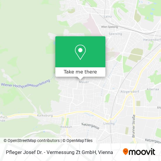 Pfleger Josef Dr. - Vermessung Zt GmbH map