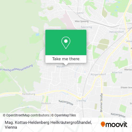 Mag. Kottas-Heldenberg Heilkräutergroßhandel map