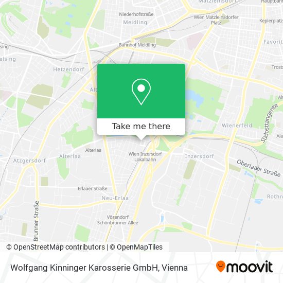 Wolfgang Kinninger Karosserie GmbH map