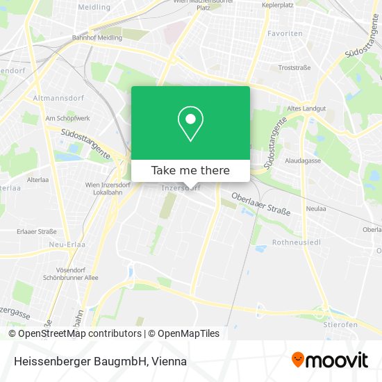 Heissenberger BaugmbH map