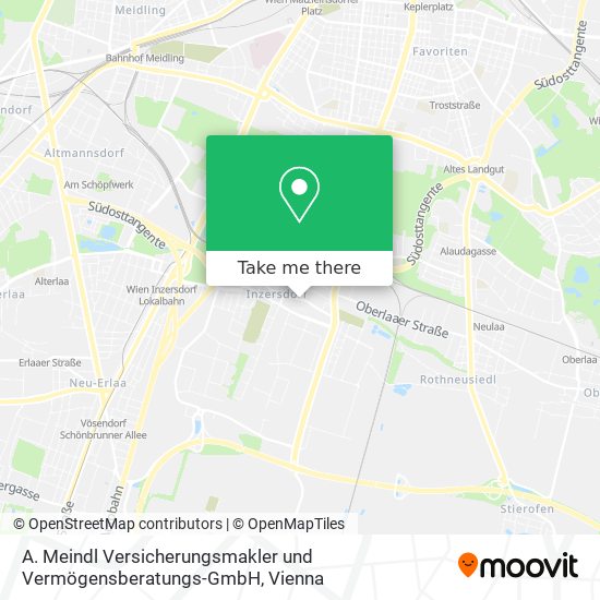 A. Meindl Versicherungsmakler und Vermögensberatungs-GmbH map