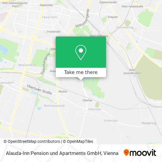 Alauda-Inn Pension und Apartments GmbH map