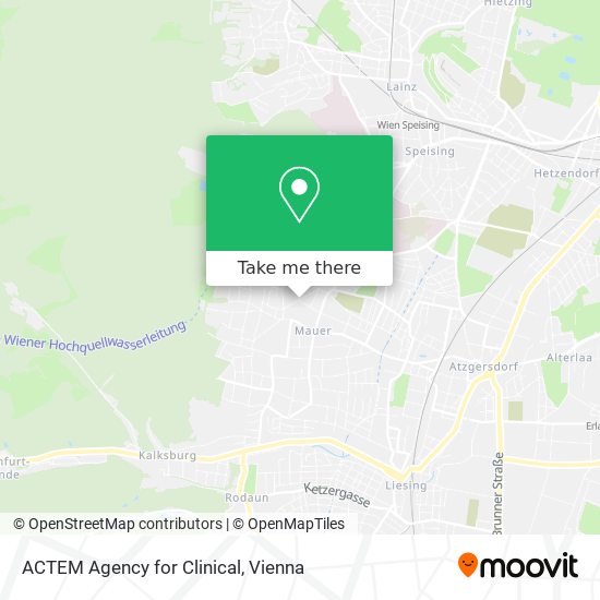 ACTEM Agency for Clinical map