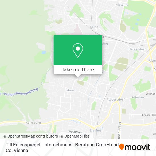 Till Eulenspiegel Unternehmens- Beratung GmbH und Co map