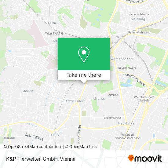 K&P Tierwelten GmbH map