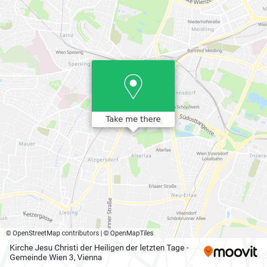 Kirche Jesu Christi der Heiligen der letzten Tage - Gemeinde Wien 3 map