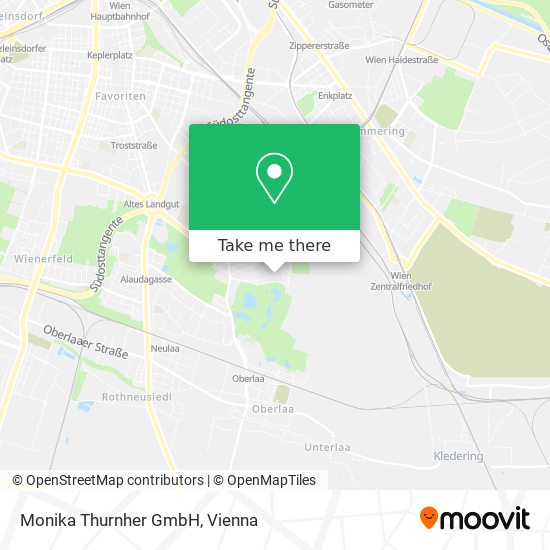 Monika Thurnher GmbH map