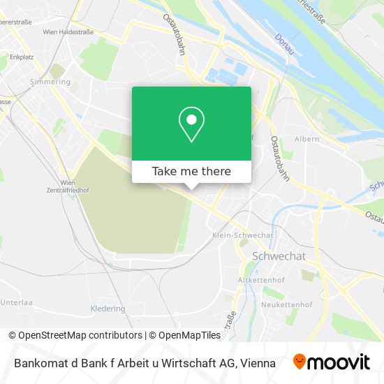 Bankomat d Bank f Arbeit u Wirtschaft AG map