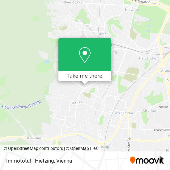 Immototal - Hietzing map