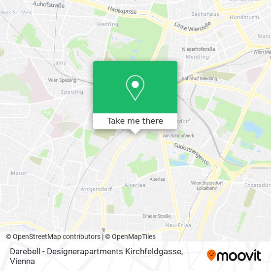 Darebell - Designerapartments Kirchfeldgasse map