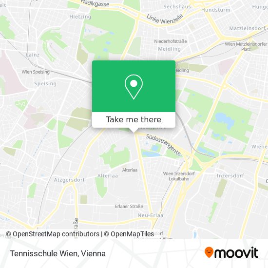 Tennisschule Wien map