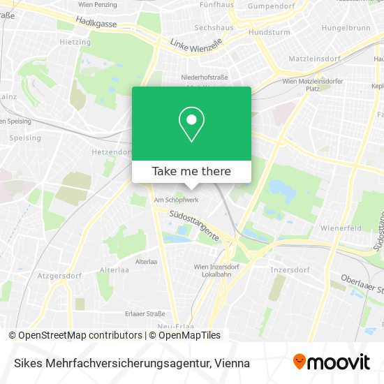 Sikes Mehrfachversicherungsagentur map