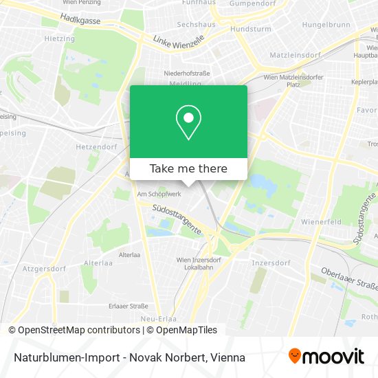 Naturblumen-Import - Novak Norbert map