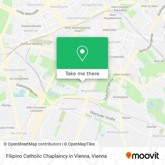 Filipino Catholic Chaplaincy in Vienna map