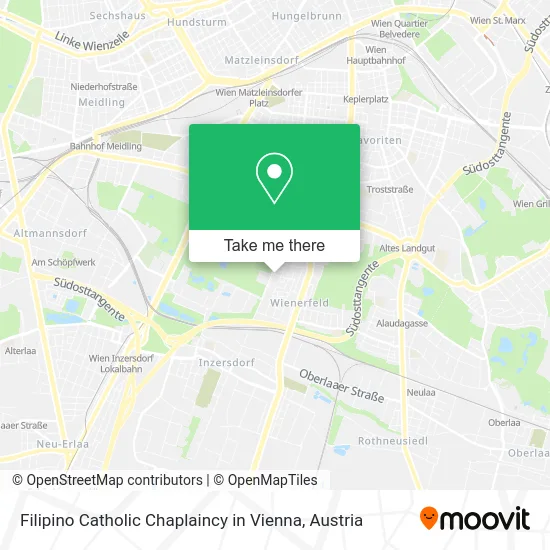 Filipino Catholic Chaplaincy in Vienna map