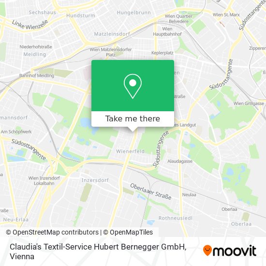 Claudia's Textil-Service Hubert Bernegger GmbH map