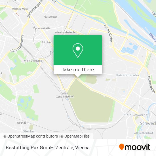 Bestattung Pax GmbH, Zentrale map