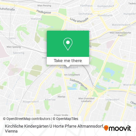 Kirchliche Kindergärten U Horte Pfarre Altmannsdorf map