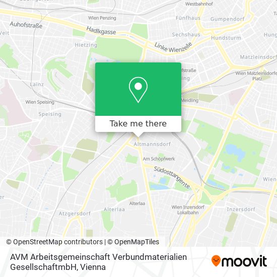 AVM Arbeitsgemeinschaft Verbundmaterialien GesellschaftmbH map