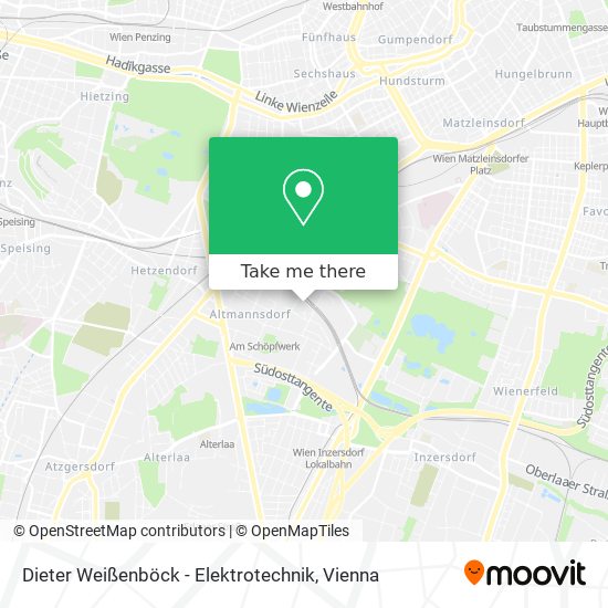 Dieter Weißenböck - Elektrotechnik map