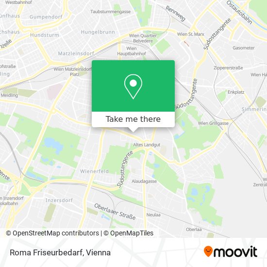 Roma Friseurbedarf map