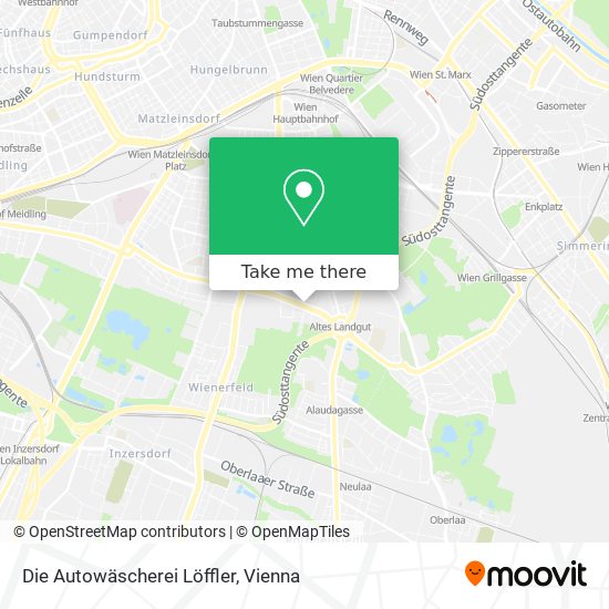 Die Autowäscherei Löffler map