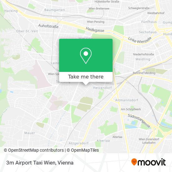 3m Airport Taxi Wien map