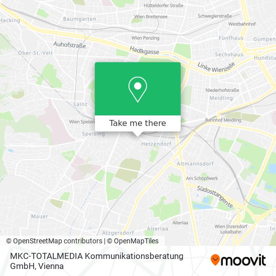 MKC-TOTALMEDIA Kommunikationsberatung GmbH map