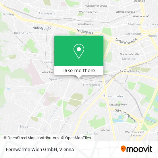 Fernwärme Wien GmbH map