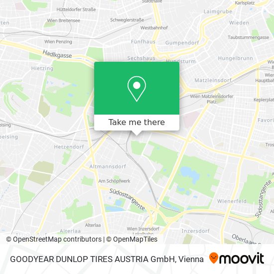 GOODYEAR DUNLOP TIRES AUSTRIA GmbH map