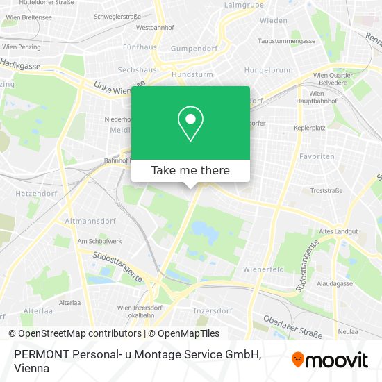 PERMONT Personal- u Montage Service GmbH map