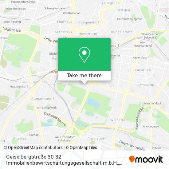 Geiselbergstraße 30-32 Immobilienbewirtschaftungsgesellschaft m.b.H. map