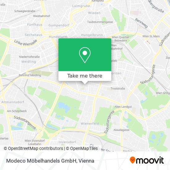 Modeco Möbelhandels GmbH map