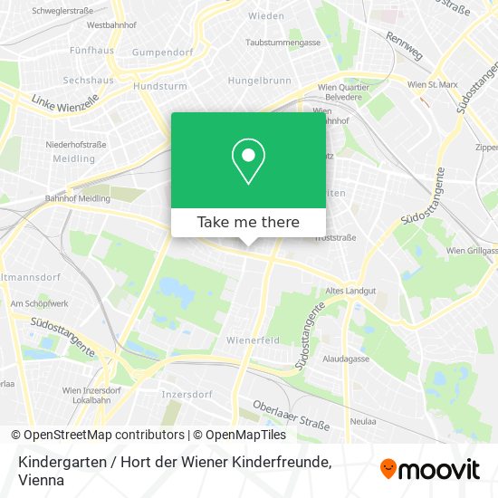 Kindergarten / Hort der Wiener Kinderfreunde map