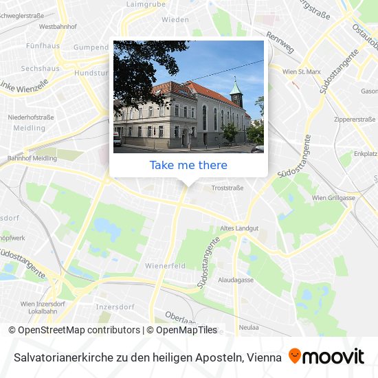 Salvatorianerkirche zu den heiligen Aposteln map