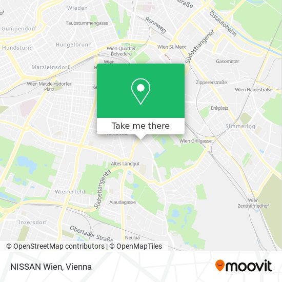 NISSAN Wien map