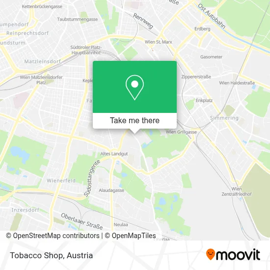 Tabak Trafik map