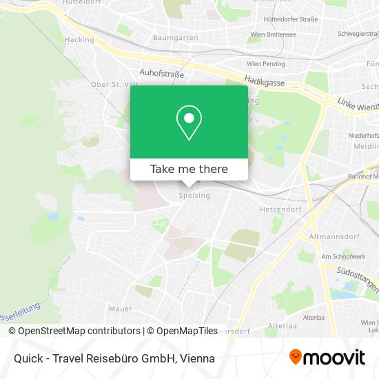 Quick - Travel Reisebüro GmbH map