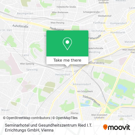 Seminarhotel und Gesundheitszentrum Ried I.T. Errichtungs GmbH map