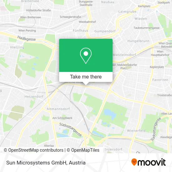 Sun Microsystems GmbH map