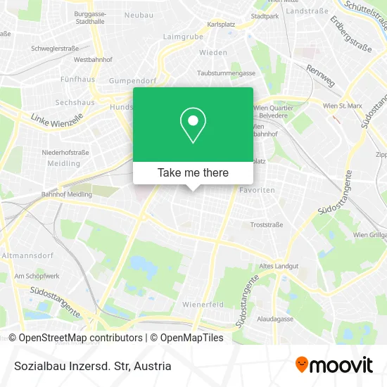 Sozialbau Inzersd. Str map