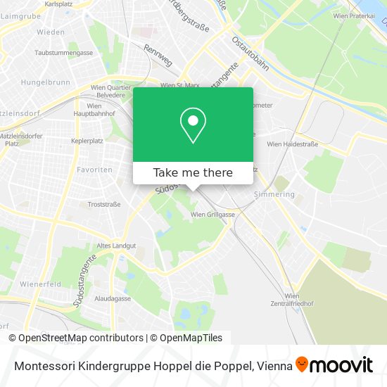 Montessori Kindergruppe Hoppel die Poppel map