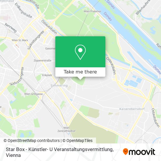 Star Box - Künstler- U Veranstaltungsvermittlung map