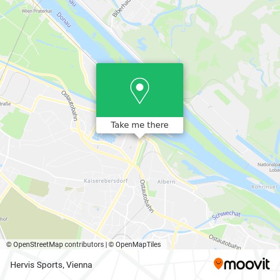 Hervis Sports map