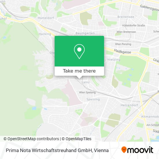 Prima Nota Wirtschaftstreuhand GmbH map